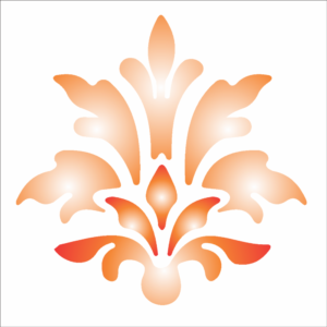 Stencil OPA 0137 - Arabesco II - 10 x 10cm