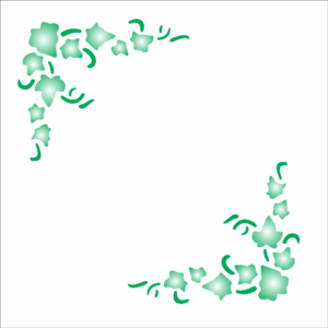 Stencil OPA 0142 - Cantoneira Hera - 10 x 10cm