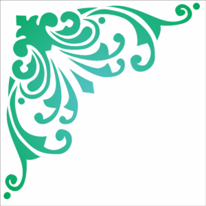 Stencil OPA 0145 - Cantoneira Ornamento - 10 x 10cm