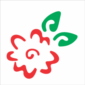 Stencil OPA 0147 - Flor Estilizada - 10 x 10cm