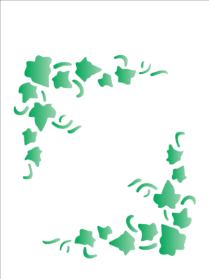 Stencil OPA 0179 - Cantoneira Heras - 15 x 20cm