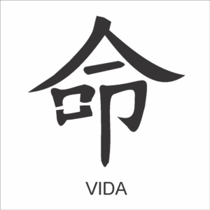 Stencil OPA 0219 - Ideograma VIda - 10 x 10cm