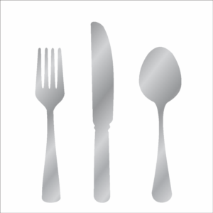 Stencil OPA 0239 - Talheres - 10 x 10cm