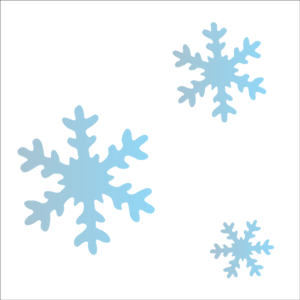 Stencil OPA 0316 - Flocos de Neve - 10 x 10cm