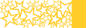 Stencil OPA 0491 - Negativo Estrelas - 10 x 30cm