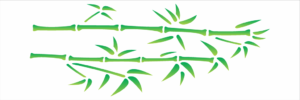 Stencil OPA 0697 - Bambu - 10 x 30cm