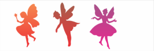Stencil OPA 0698 - Fadas - 10 x 30cm