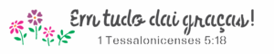 Stencil OPA 3750 - Religião Frases - Em tudo dai graças - 06 x 30cm