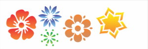 Stencil OPA 0728 - Flores Campestres II - 10 x 30cm
