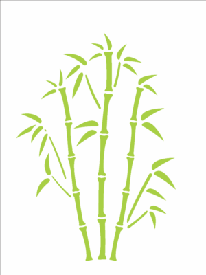 Stencil OPA 0744 - Bambu - 15 x 20cm
