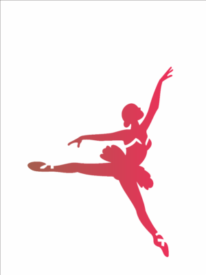 Stencil OPA 0750 - Bailarina - 15 x 20cm