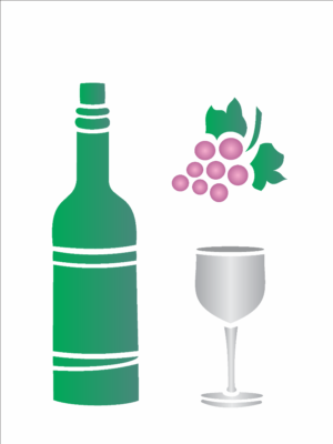 Stencil OPA 0752 - VInho - 15 x 20cm