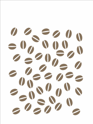 Stencil OPA 0759 - Estamparia Café - 15 x 20cm