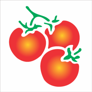Stencil OPA 0788 - Feirinha Legumes Tomates - 10 x 10cm