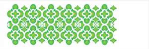 Stencil OPA 0962 - Border Folha - 10 x 30cm