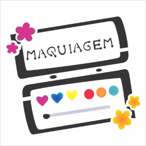 Stencil OPA 0994 - Maquiagem III - 14 x 14cm