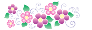 Stencil OPA 1134 - Flores Arabesco II - 10 x 30cm
