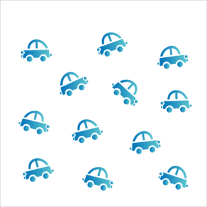 Stencil OPA 1138 - Micro Carros - 14 x 14cm