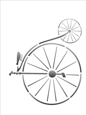 Stencil OPA 1312 - Bicicleta - 15 x 20cm