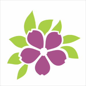 Stencil OPA 1361 - Flor - 14 x 14cm