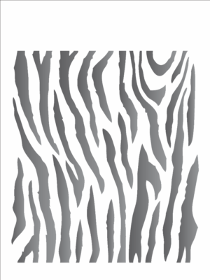 Stencil OPA 1385 - Pele de Tigre - 15 x 20cm