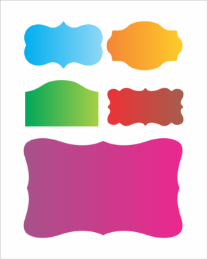 Stencil OPA 1455 - Placas - 20 x 25cm