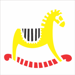 Stencil OPA 1711 - Infantil Cavalinho - 10 x 10cm