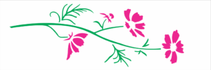 Stencil OPA 1719 - Flor Cosmos - 10 x 30cm