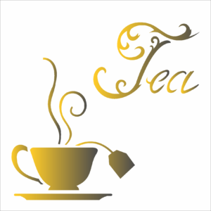 Stencil OPA 1743 - Tea - 14 x 14cm