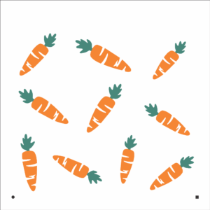 Stencil OPA 1899 - Estamparia Cenoura - 14x14cm Duplo