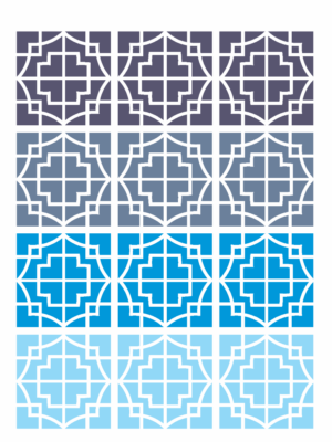 Stencil OPA 2351 - Estamparia VItral II - 15 x 20cm