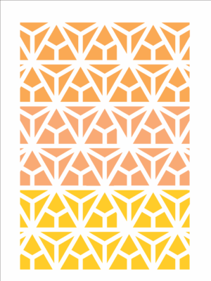 Stencil OPA 2352 - Estamparia VItral Triangulo - 15 x 20cm