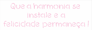 Stencil OPA 2429 - Frase Que A Harmonia Se Instale - 10 x 30cm