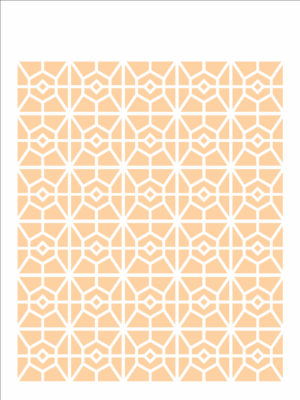 Stencil OPA 2441 - Estamparia Ladrilho - 15 x 20cm