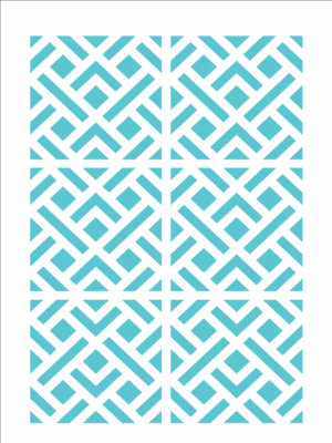 Stencil OPA 2442 - Estamparia Trançado - 15 x 20cm