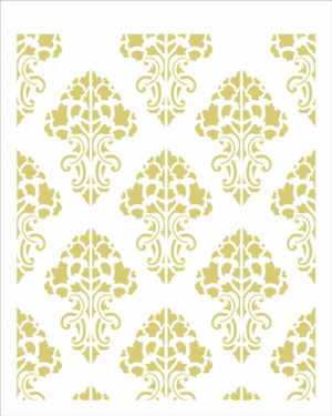 Stencil OPA 2453 - Estamparia Arabesco II - 20 x 25cm