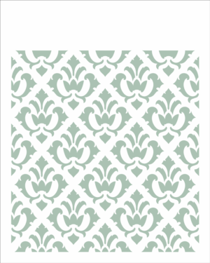 Stencil OPA 2454 - Estamparia Arabesco III - 20 x 25cm