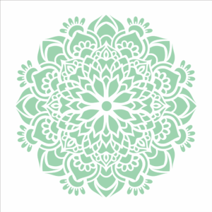 Stencil OPA 2470 - Mandala Flor Bauer - 30.5 x 30.5cm