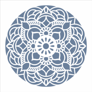 Stencil OPA 2472 - Mandala Flor Redonda - 30.5 x 30.5cm