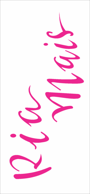 Stencil OPA 2490 - Frase Ria Mais - 07x15cm