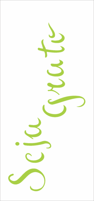 Stencil OPA 2491 - Frase Seja Grato - 07x15cm