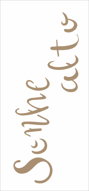 Stencil OPA 2492 - Frase Sonhe Alto - 07x15cm