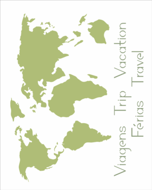 Stencil OPA 2511 - Mapa - 20 x 25cm