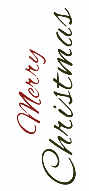 Stencil OPA 2543 - Frase Merry Christmas - 07x15cm