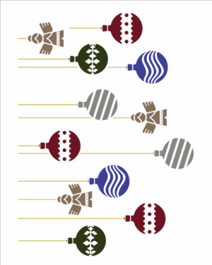 Stencil OPA 2553 - Bolas Estampadas II - 20 x 25cm