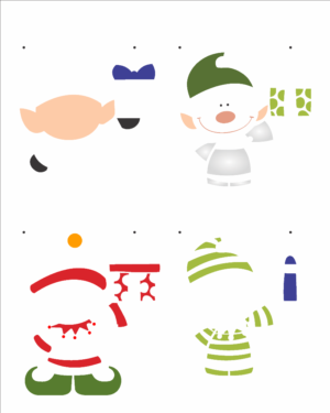 Stencil OPA 2555 - Duende - 20 x 25cm