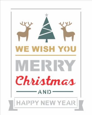Stencil OPA 2557 - Frase Merry Christmas II - 20 x 25cm