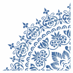 Stencil OPA 2594 - Mandala Gr Ponta de Lança - 30.5 x 30.5cm