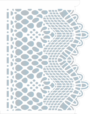 Stencil OPA 2632 - Renda Negativo II - 20 x 25cm