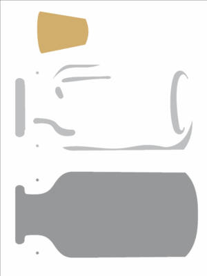 Stencil OPA 2700 - Frasco - 15 x 20cm